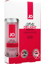Load image into Gallery viewer, JO Oral Delight Flavored Arousal Gel Strawberry - 1oz