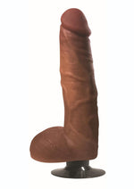 Load image into Gallery viewer, Jock Bareskin Realistic Vibrating Dong with Balls - Caramel - 9in