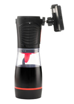 Load image into Gallery viewer, Jock Blow Job Sucking Licking and Vibrating Rechargeable Masturbator - Black/Red