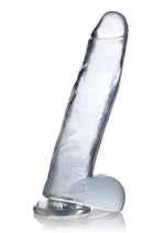 Load image into Gallery viewer, Jock C-Thru Realistic Dong with Balls - Clear - 11 In