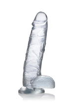 Load image into Gallery viewer, Jock C-Thru Realistic Dong with Balls - Clear - 9in