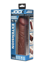 Load image into Gallery viewer, Jock Enhancers Silicone Penis Extension Sleeve - Chocolate - 1.5in