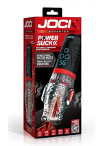 Load image into Gallery viewer, Jock Power Suck Sucking and Vibrating Rechargeable Masturbator with Remote - Mouth - Clear