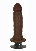 Load image into Gallery viewer, Jock Vibrating Dildo - Chocolate - 6in