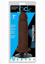 Load image into Gallery viewer, Jock Vibrating Dildo - Chocolate - 7in