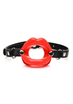 Load image into Gallery viewer, Juicy Lips Silicone Open Mouth Gag - Red