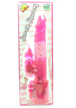 Load image into Gallery viewer, Jungle Jigglers Wabbit Waterproof Vibrator - Pink - 7in