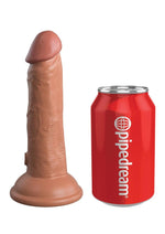 Load image into Gallery viewer, King Cock Elite Dual Density Vibrating Rechargeable Silicone Dildo