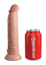 Load image into Gallery viewer, King Cock Elite Dual Density Vibrating Rechargeable Silicone Dildo with Remote Control Dildo