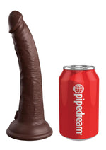 Load image into Gallery viewer, King Cock Elite Dual Density Vibrating Rechargeable Silicone with Remote Control Dildo