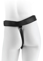 Load image into Gallery viewer, King Cock Uncut Cock Dildo with Strap-On Harness - Vanilla - 7in