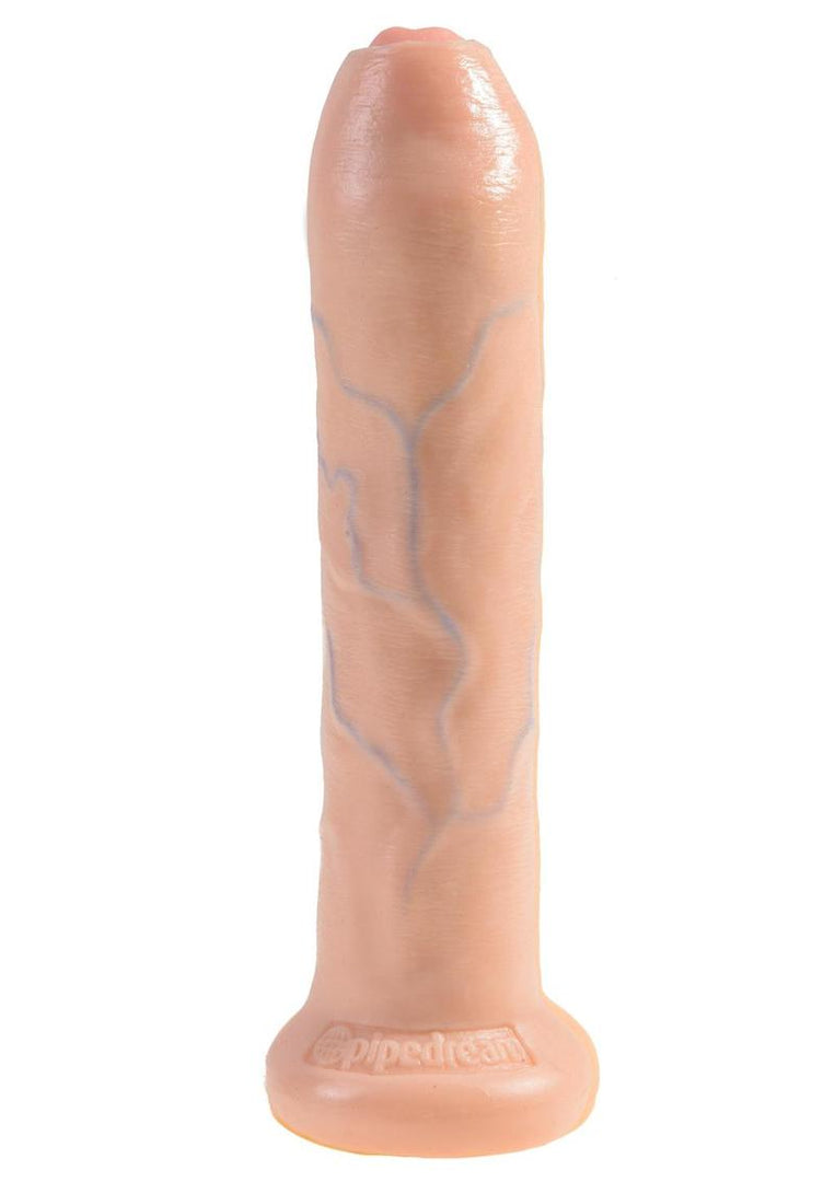 King Cock Uncut Cock Dildo with Strap-On Harness