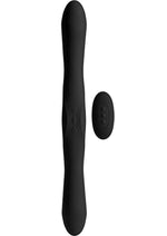 Load image into Gallery viewer, Kink Dual Flex Vibrator with Remote Control - Black