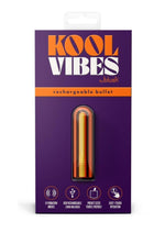 Load image into Gallery viewer, Kool Vibes Rechargeable Mini Bullet - Tangerine - Orange