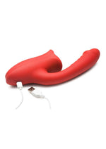 Load image into Gallery viewer, Lickgasm Deep Kiss Kissing Rechargeable Silicone Rabbit Vibrator