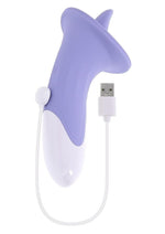 Load image into Gallery viewer, Lix and Kisses Rechargeable Silicone Clitoral Stimulator