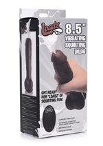 Load image into Gallery viewer, Loadz Vibrating Squirting Dildo with Remote - Chocolate - 8.5in