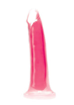 Load image into Gallery viewer, Lollicock Glow In The Dark Silicone Dildo - Glow In The Dark/Pink - 7in