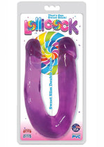 Load image into Gallery viewer, Lollicock Sweet Slim Double Dipper Double Dildo - Grape/Purple