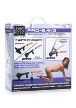 Load image into Gallery viewer, Lovebotz Pro-Bang Plug In Sex Machine with Remote Control - Black