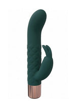 Load image into Gallery viewer, Loveline Devotion Silicone Rechargeable 10 Speed Mini Rabbit - Forest
