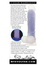 Load image into Gallery viewer, Luminous Dildo Silicone Realistic Dildo