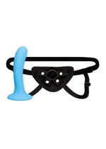 Load image into Gallery viewer, Lux Fetish My First Time Beginners Strap-On and Pegging - Black/Blue - Set