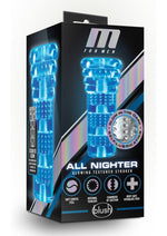 Load image into Gallery viewer, M For Men Soft and Wet All Nighter Glow In The Dark Self Lubricating Stroker - Clear/Glow In The Dark