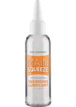Load image into Gallery viewer, Main Squeeze Warming Water Based Lubricant - 3.4oz