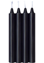 Load image into Gallery viewer, Make Me Melt Warm-Drip Candles (4 Pack) - Jet - Black
