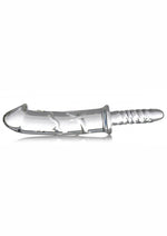 Load image into Gallery viewer, Master Series Battle Rammer Phallic Glass Thruster - Clear