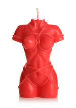 Load image into Gallery viewer, Master Series Bound Goddess Drip Candle - Red