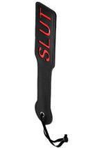 Load image into Gallery viewer, Master Series - Crimson Tied Slut Steel Enforced Spanking Paddle