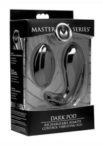 Load image into Gallery viewer, Master Series Dark Pod Remote Control Vibrating Egg - Black