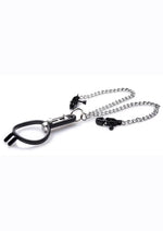 Load image into Gallery viewer, Master Series Degraded Mouth Spreader with Nipple Clamps - Black