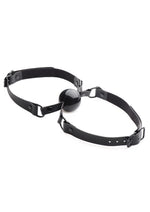 Load image into Gallery viewer, Master Series Doppelgänger Silicone Double Mouth Gag - Black