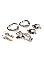 Load image into Gallery viewer, Master Series Entrapment Deluxe Locking Chastity Cage
