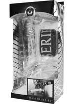 Load image into Gallery viewer, Master Series Grand Mamba XL Style Cock Sheath - Silver - XLarge