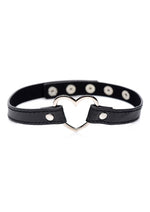 Load image into Gallery viewer, Master Series Heart Choker Necklace - Black