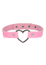 Load image into Gallery viewer, Master Series Heart Choker Necklace - Pink
