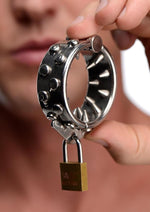 Load image into Gallery viewer, Master Series Impaler Locking CBT Ring with Spikes