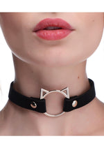 Load image into Gallery viewer, Master Series Kinky Kitty Adjustable Ring Choker Slim