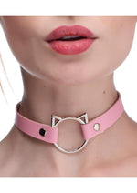 Load image into Gallery viewer, Master Series Kinky Kitty Adjustable Ring Choker Slim