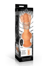 Load image into Gallery viewer, Master Series Passion Pounder Thrusting Sex Shaker Rechargeable Silicone Vibrator - Vanilla