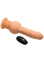 Load image into Gallery viewer, Master Series Passion Pounder Thrusting Sex Shaker Rechargeable Silicone Vibrator - Vanilla