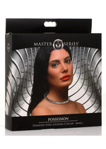 Load image into Gallery viewer, Master Series Possession Stainless Steel Locking Collar - Metal - Small