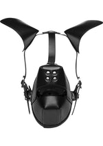 Load image into Gallery viewer, Master Series Pup Puppy Play Hood + Breathable Ball Gag - Black