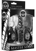 Load image into Gallery viewer, Master Series Pyramids Nipple Amplifier Bulbs with O Rings - Black