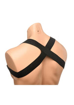 Load image into Gallery viewer, Ms Rave Chest Harness Lxl Blk/Gld