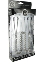 Load image into Gallery viewer, Master Series Reign Tweezer Style Nipple Vice - Metal/Silver